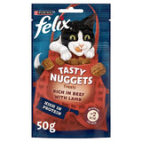 Felix Tasty Nuggets Beef & Lamb Cat Treats   50g GOODS M&S   