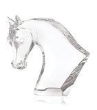 Lalique crystal horse head sculpture 38cm, UK version