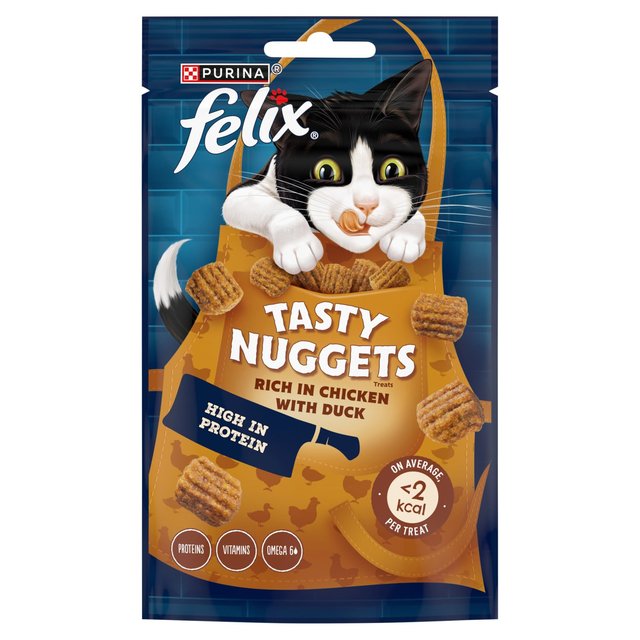 Felix Tasty Nuggets Chicken & Duck Cat Treats   50g