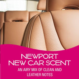 California Scents Newport New Car Vent Sticks Car Air Fresheners   4 per pack GOODS M&S   