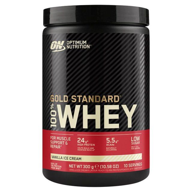 Optimum Nutrition 100% Gold Standard Whey Vanilla Ice Cream   310g GOODS M&S   