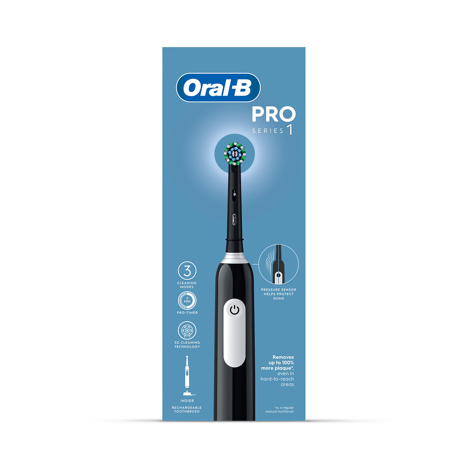 Oral-B Pro Series 1 black electric toothbrush - British product