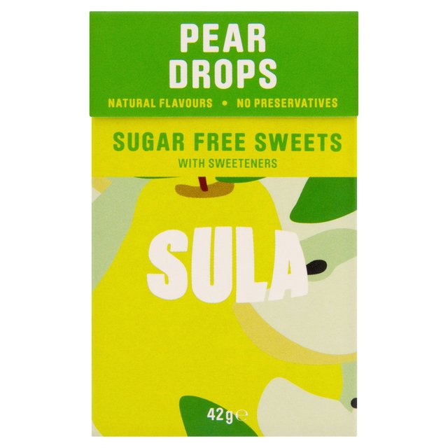 Sula Pear Drop Sugar Free Sweets 42g   42g GOODS M&S   