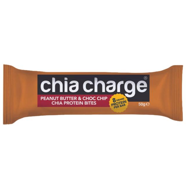 Chia Charge Protein Bite 50g Peanut Butter & Choc Chip   50g