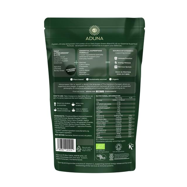 Aduna Advanced Superfood Blend Super Greens   250g GOODS M&S   