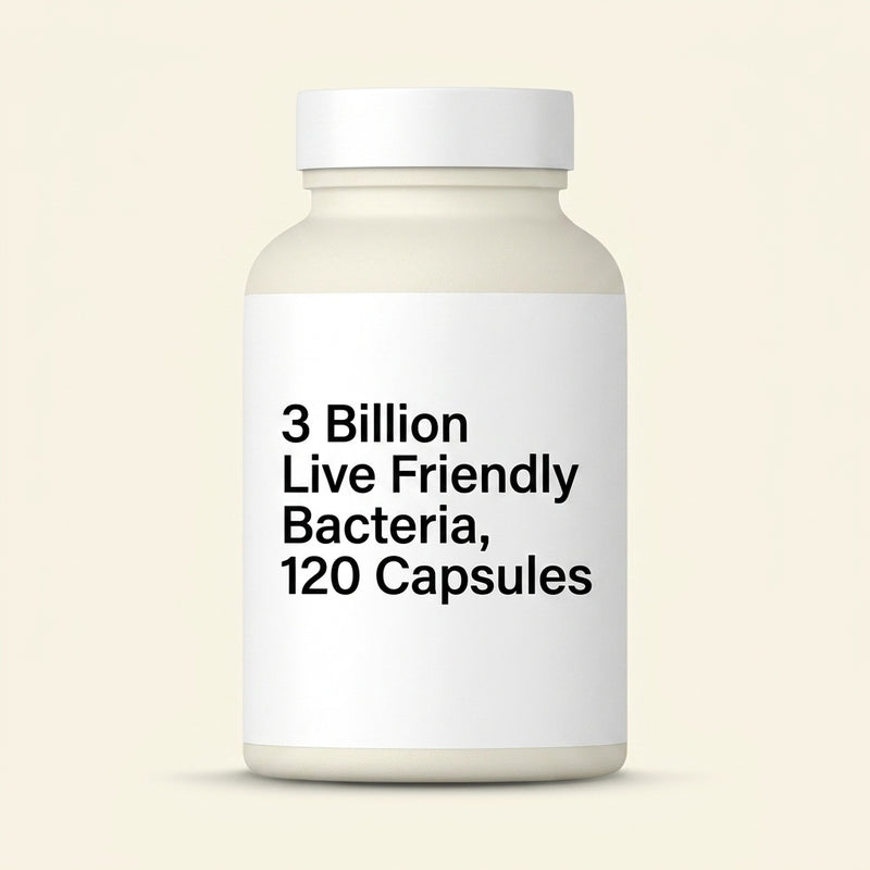 Holland & Barrett Live Friendly Bacteria 3 Billion 120 Capsules, UK version