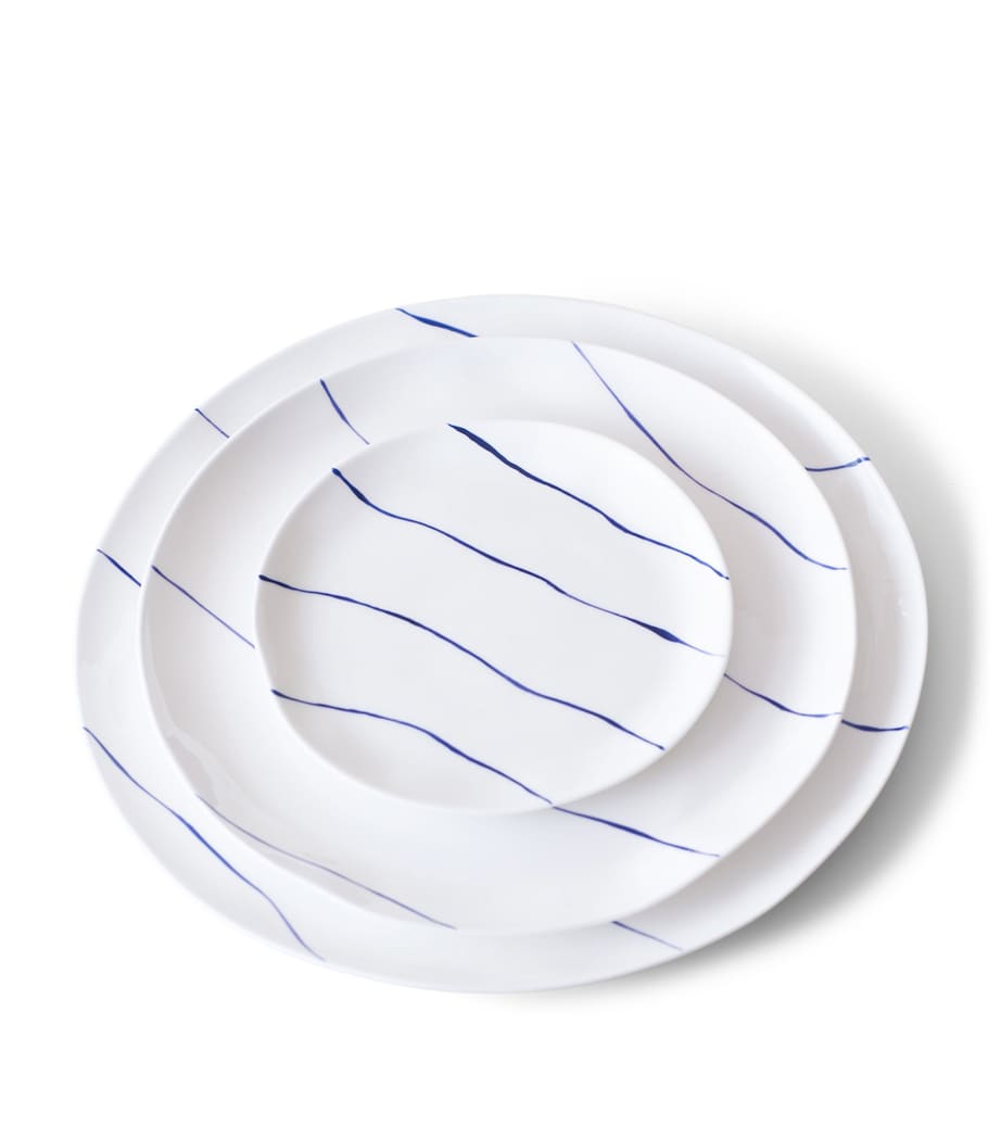 FELDSPAR Stripe side plate 24cm - British product