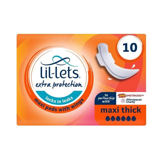 Lil-lets Extra Protection Ultra Maxi Pads   10 per pack GOODS M&S   