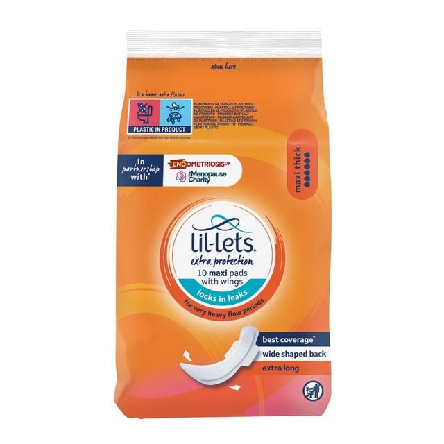 Lil-lets Extra Protection Ultra Maxi Pads   10 per pack