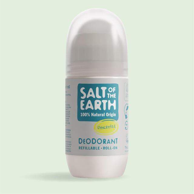 Salt of the Earth Unscented Natural Deodorant Refillable Roll-on   75ml GOODS M&S   