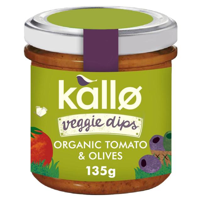 Kallo Veggie Dips Organic Tomato & Olive   135g