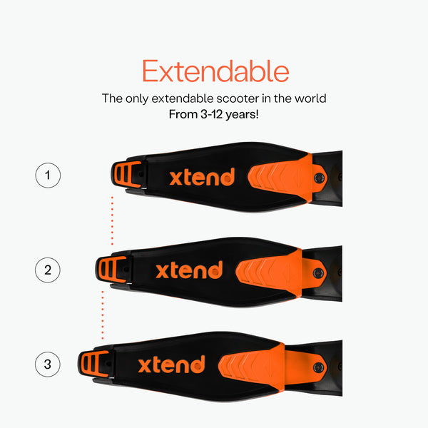 SmarTrike Xtend scooter ride on in orange, imported from the UK