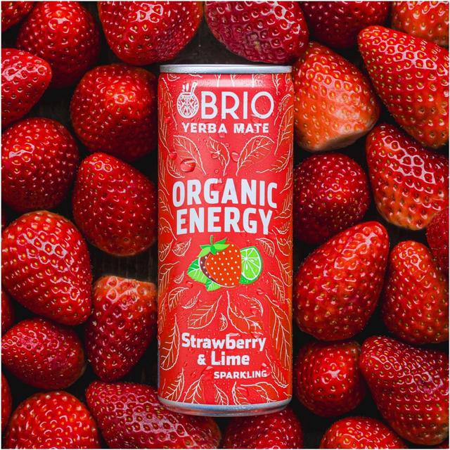 BRIO Organic Energy Drink Strawberry   250ml GOODS M&S   