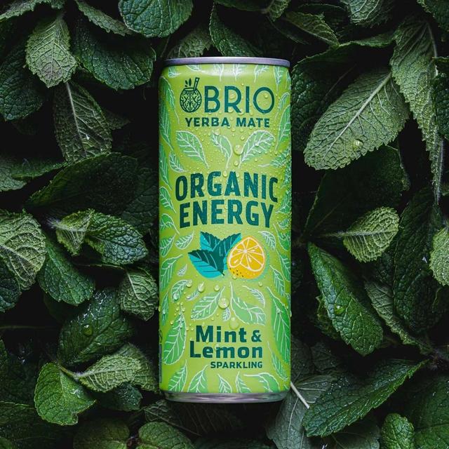 BRIO Organic Energy Drink Mint & Lemon   250ml GOODS M&S   