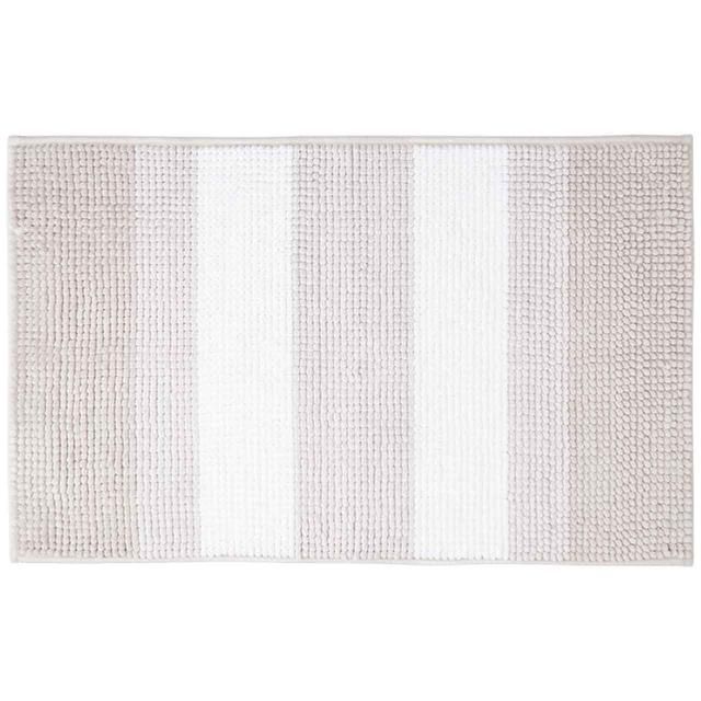 M&S Collection Bobble Striped Bath Mat Natural