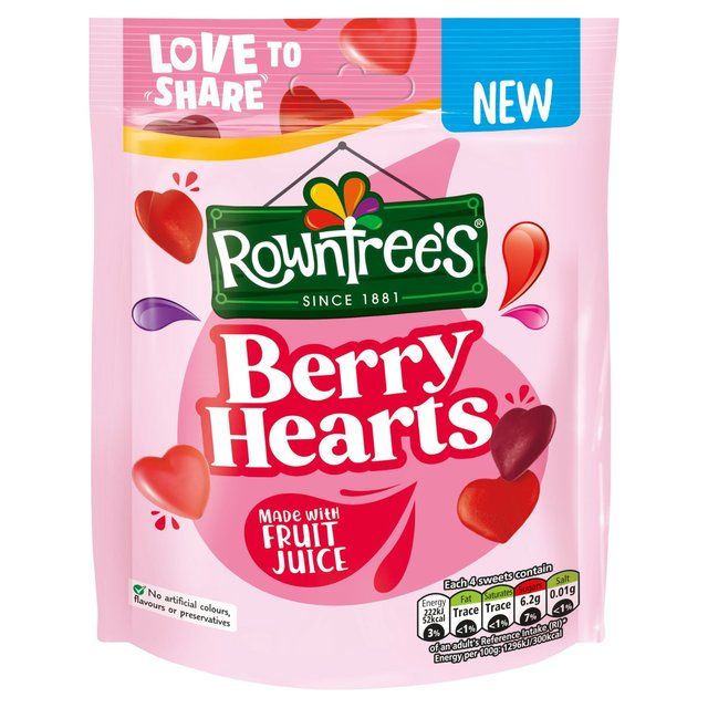 Rowntree's Berry Hearts   115g