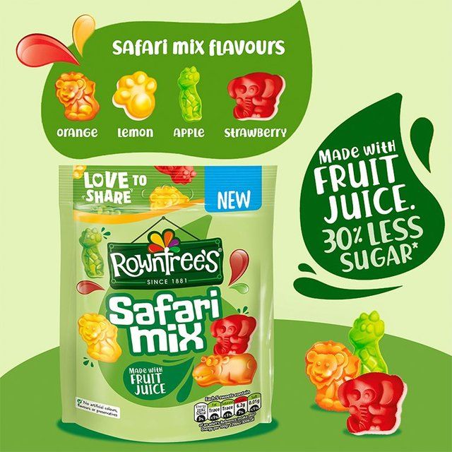 Rowntrees Safari Mix Pouch   115g GOODS M&S   