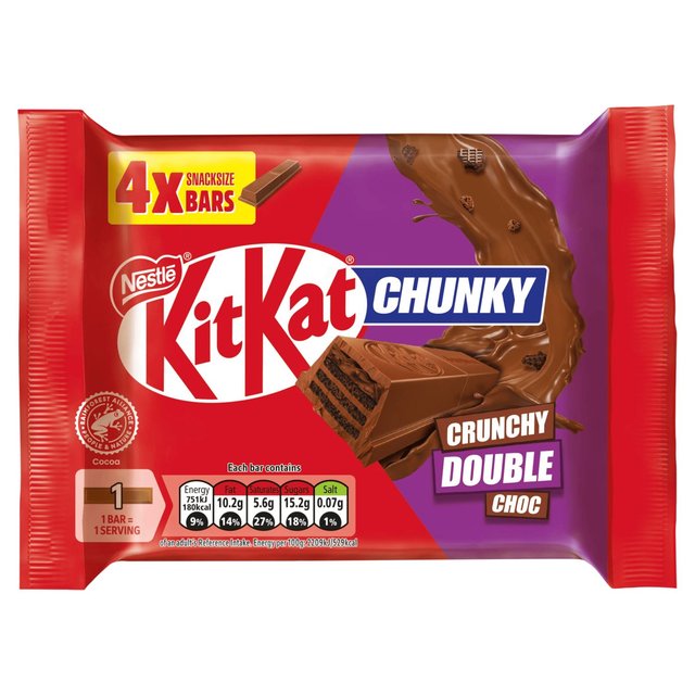 Kit Kat Double Chocolate Multipack   4 x 34g GOODS M&S   