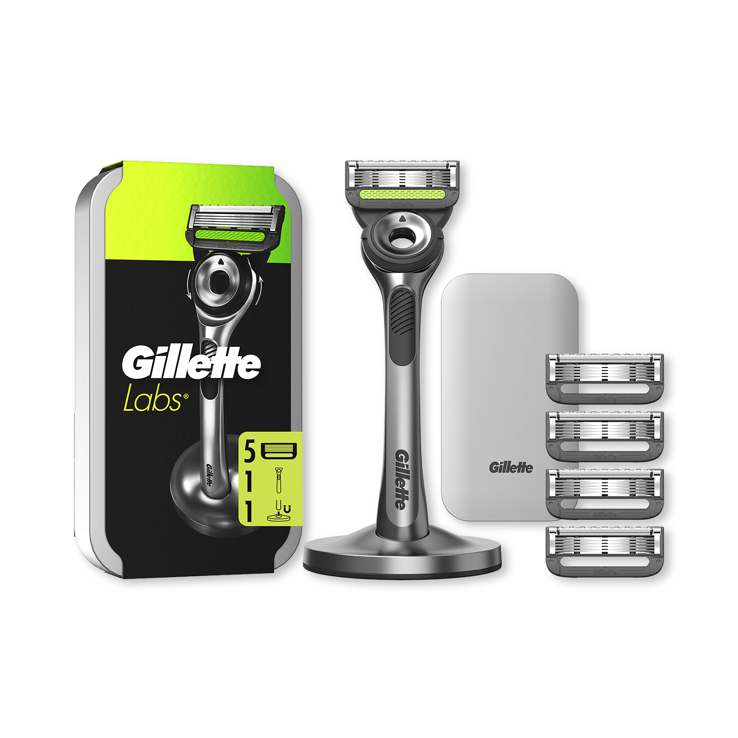 GilletteLabs razor with exfoliating bar - British product
