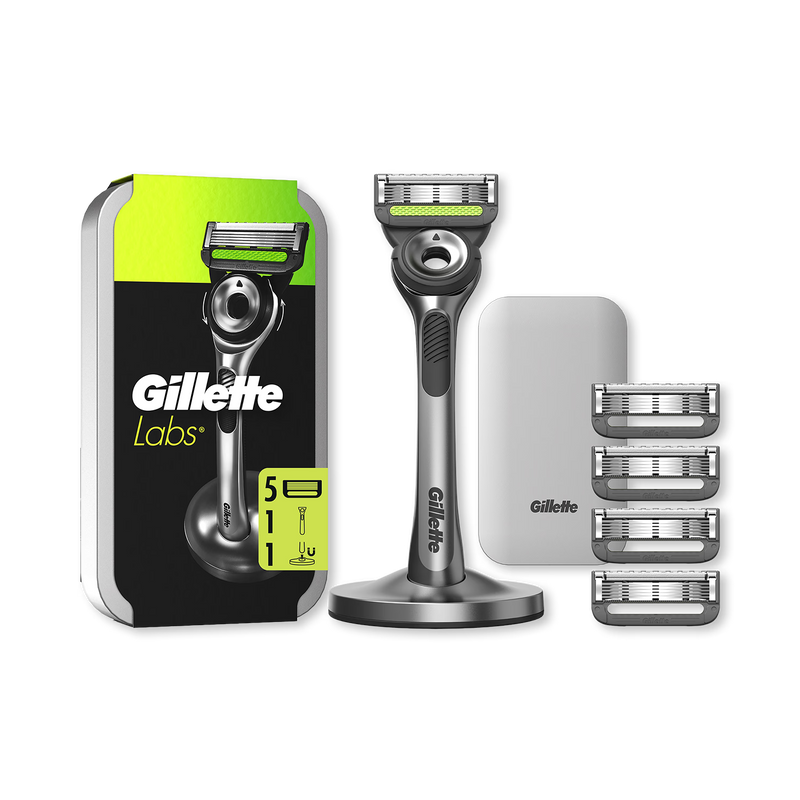 GilletteLabs razor with exfoliating bar - British product