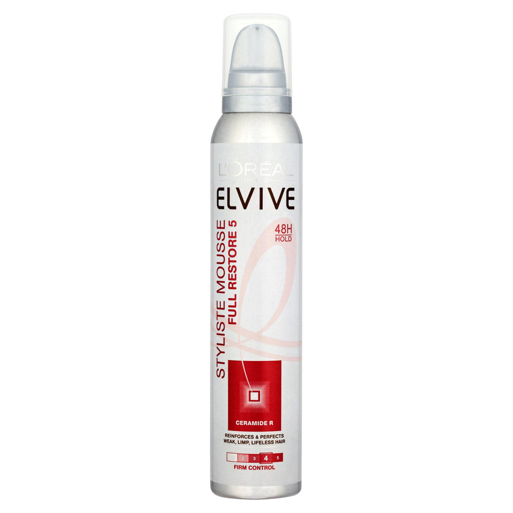 L'Oreal Elvive Styliste Weak Hair Mousse 200ml Full Restore 5