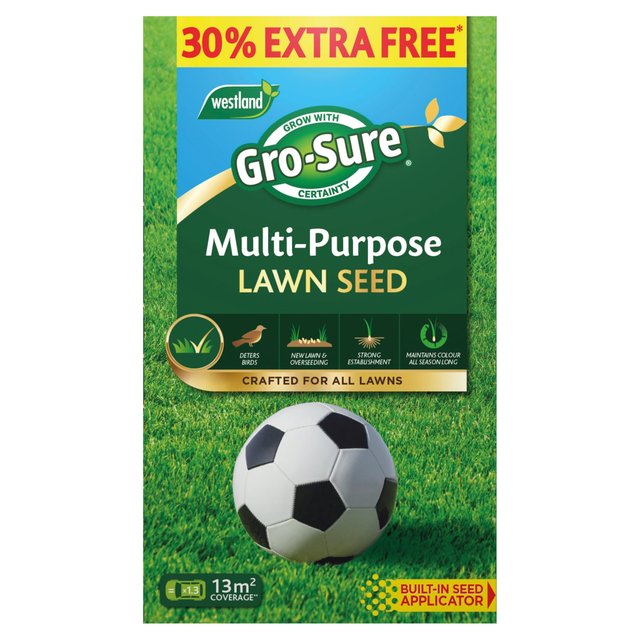 Westland Gro-sure Multi Purpose Lawn Seed Box 10sq.m + 30% EF