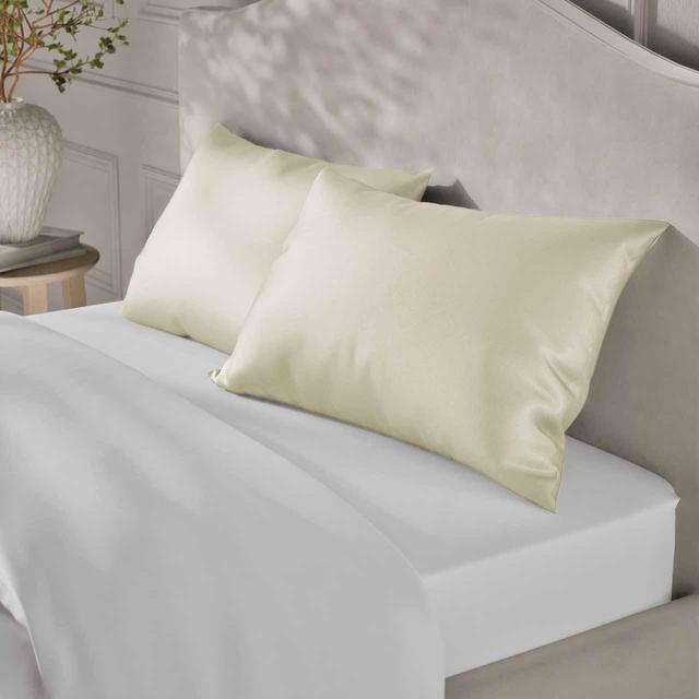 M&S Mulberry Silk Pillowcase Natural GOODS M&S   