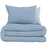 M&S Cotton Blend Circle Star Bedding Set Single Blue GOODS M&S   