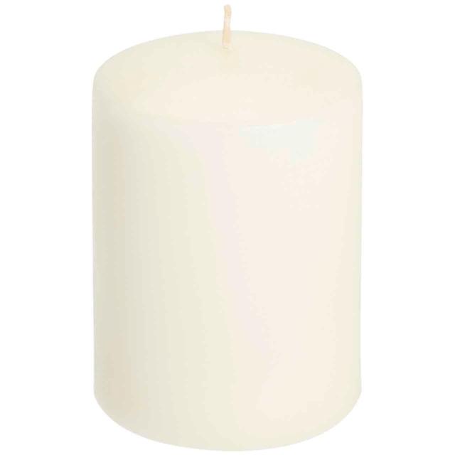 M&S Essential Small Pillar Candle Ivory GOODS M&S   