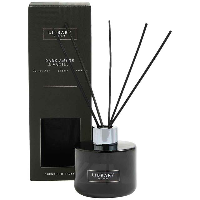 M&S Dark Amber & Vanilla Diffuser Black GOODS M&S   