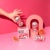 Hip Pop Pink Grapefruit Living Soda   4 x 330ml GOODS M&S   