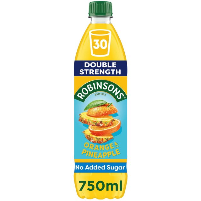 Robinsons Double Strength Orange & Pineapple Squash   750ml