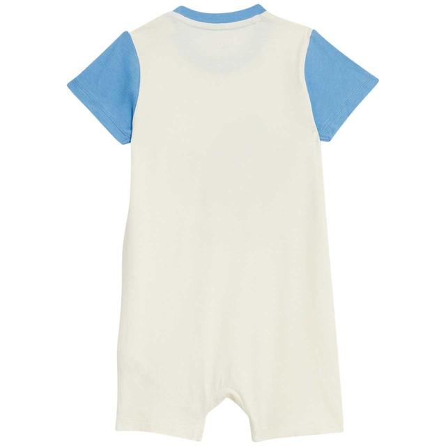 M&S Fish Graphic Romper 0 Months-3 Years Light Cream GOODS M&S   