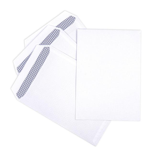 Pukka Pad - 25 Pack Envelopes - C4 White Self Seal Pocket - 324mm x 229m   25 per pack