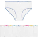 M&S Girls Knickers 3-10 Years White 10 Pack GOODS M&S   