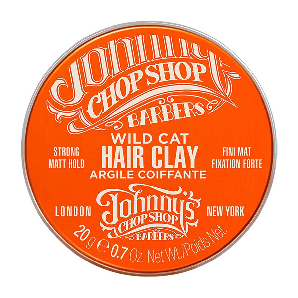 Johnnys Chop Shop Mini Wild Cat Hair Clay 20g Haircare & Styling Boots   