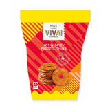 M&S Hot & Spicy Pretzel Thins   80g GOODS M&S   