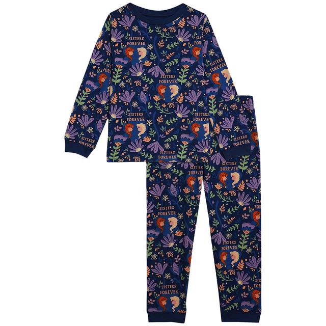 M&S Frozen Pyjamas 2-7 Years Navy GOODS M&S   