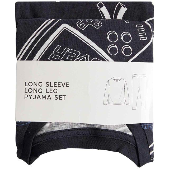 M&S Gaming Pyjamas 7-12 Years Carbon