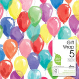 Bright Balloons Gift Wrap Roll GOODS M&S   