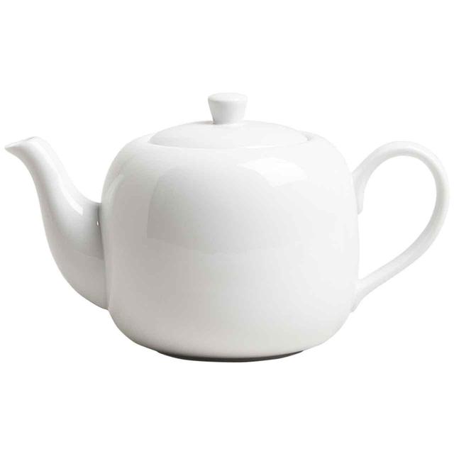 M&S Maxim Porcelain Teapot White GOODS M&S   