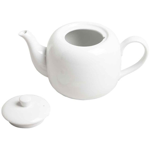 M&S Maxim Porcelain Teapot White GOODS M&S   