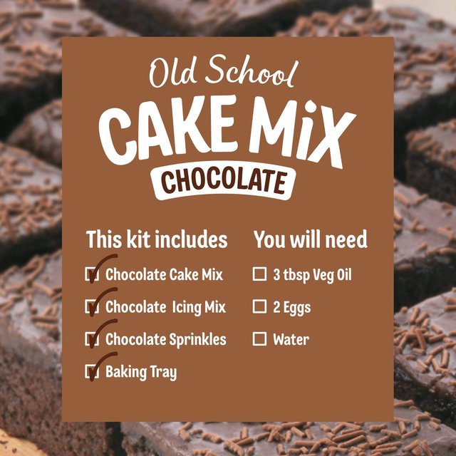 Dr. Oetker Chocolate School Cake Mix   436g GOODS M&S   