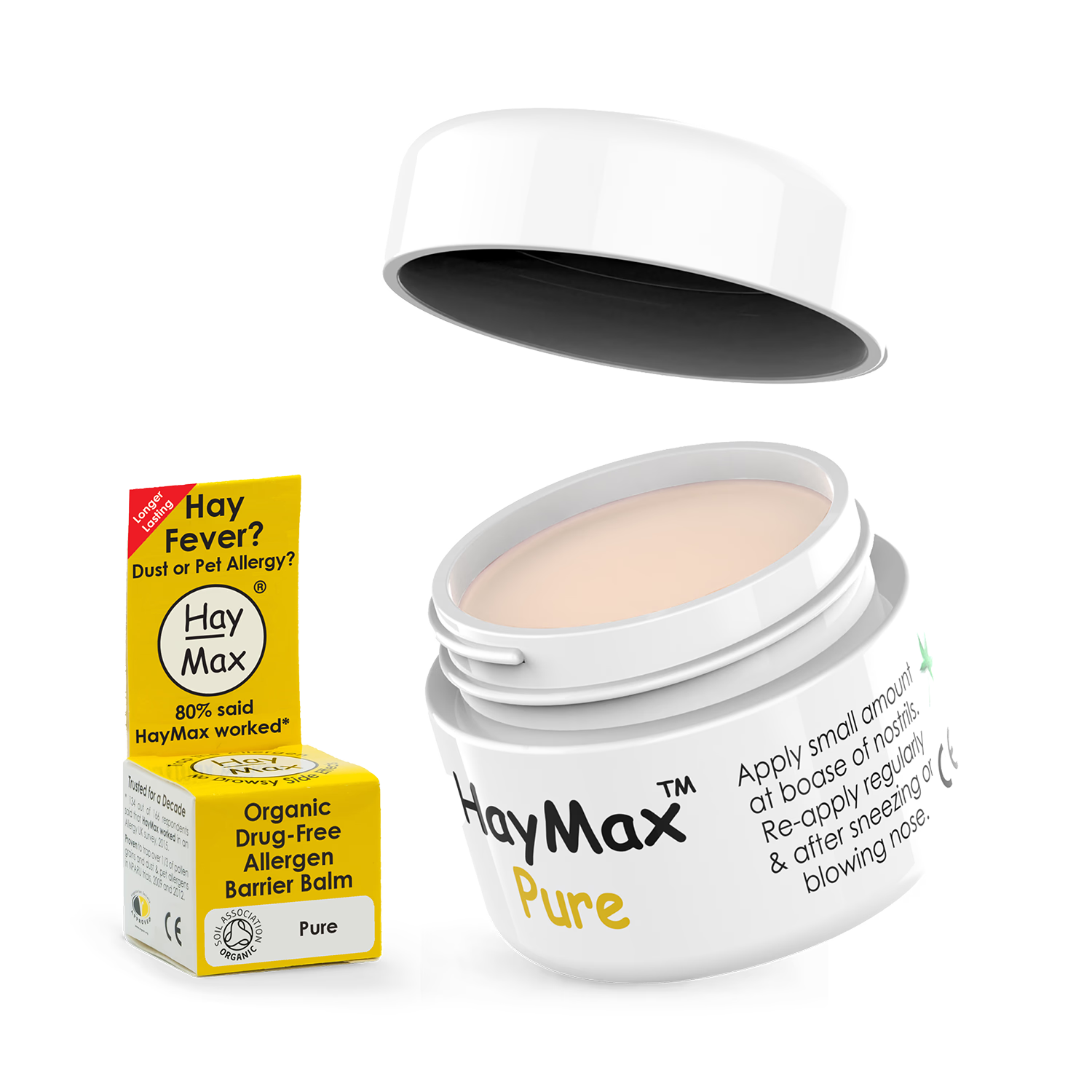 Haymax pure organic pollen barrier balm 5ml (British brand)