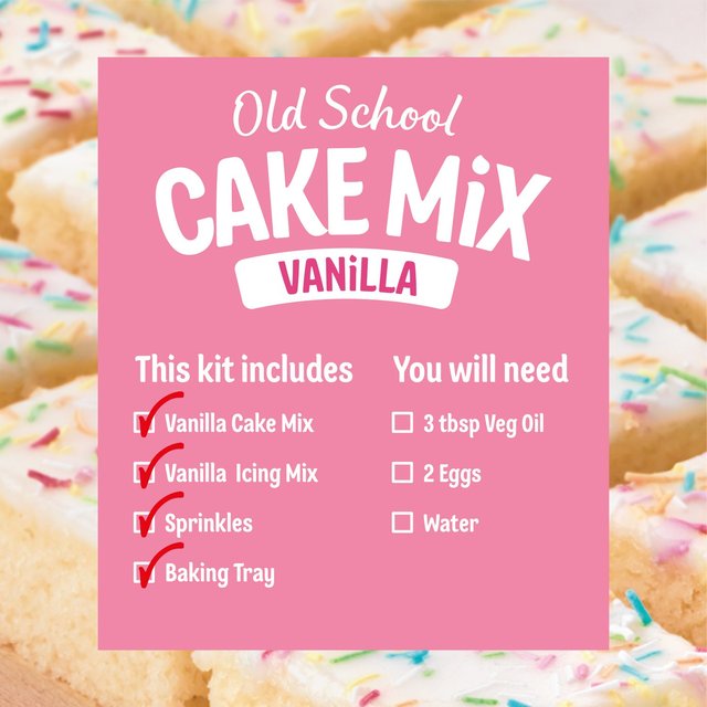 Dr. Oetker Vanilla School Cake Mix   436g GOODS M&S   