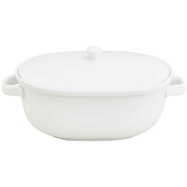 M&S Ceramic Casserole Dish White