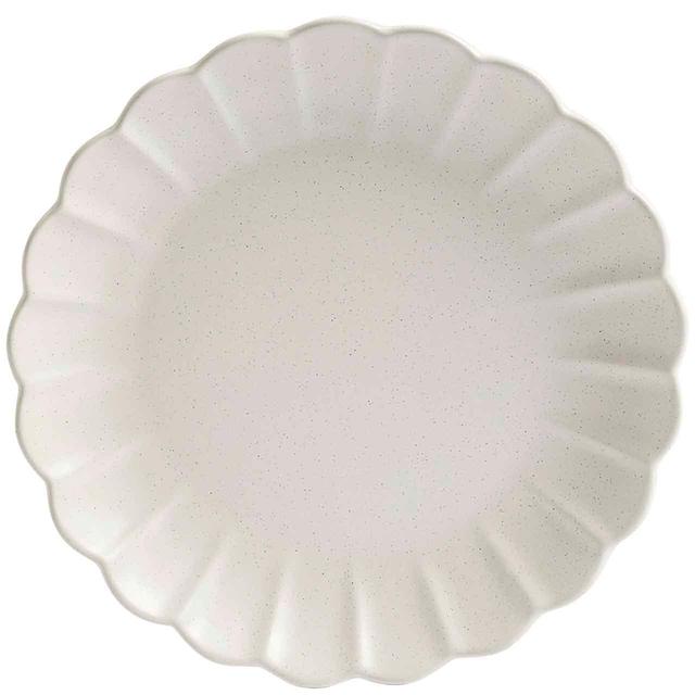 M&S 12 Piece Scallop Dinner Set  Natural   12 per pack