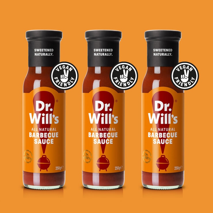 Dr Wills All Natural BBQ Sauce 3 x 250ml