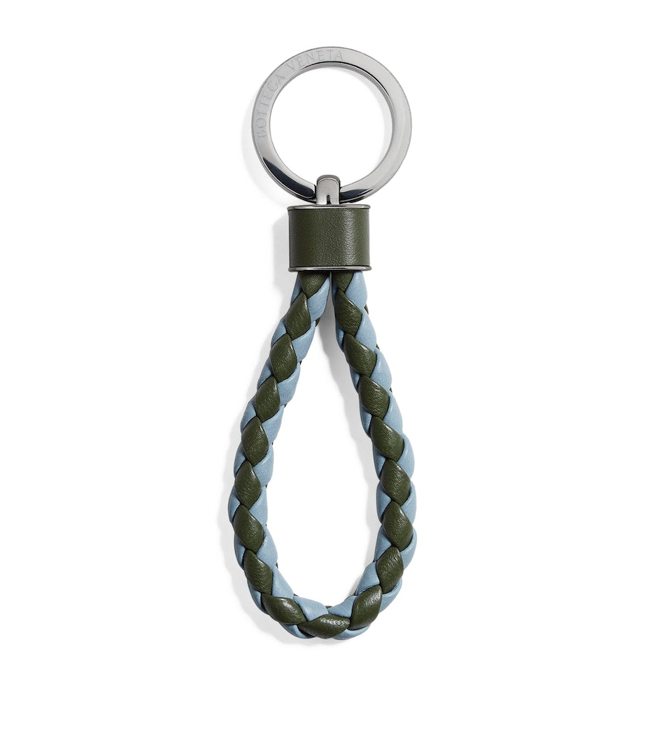 Bottega Veneta Intreccio key ring nappa leather, imported from the UK