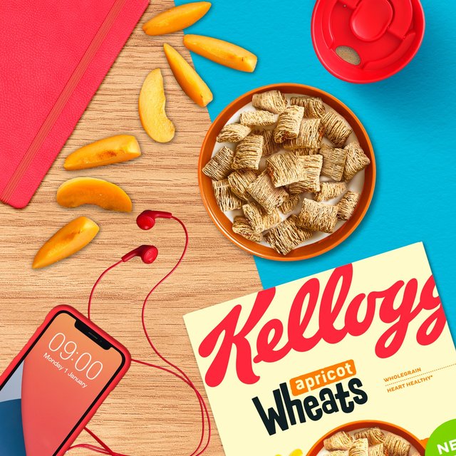 Kellogg's Wheats Apricot Breakfast Cereal   500g